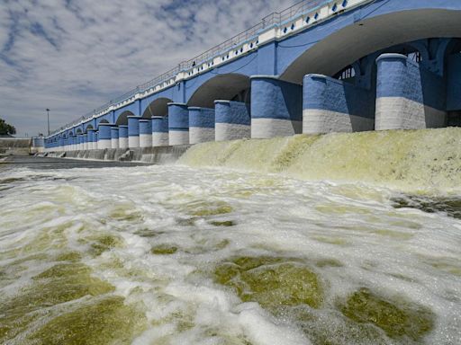 Water released in New Kattalai High Level Canal, Pullampadi Canal