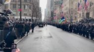 NYPD Give 'Final Salute' to Slain Police Officer Wilbert Mora