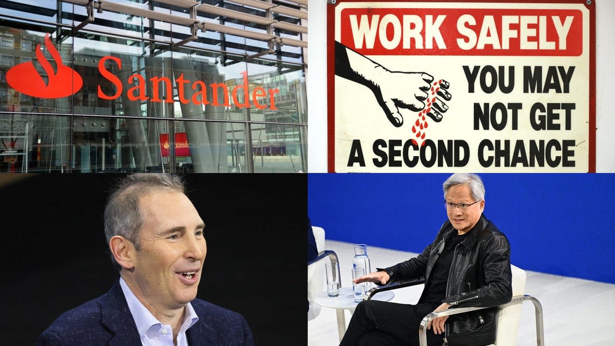 Amazon CEO's keys to success, Nvidia CEO's net worth, a banker stays home: Leadership news roundup