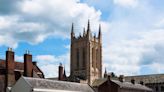 Enchanting culinary town with abbey ruins playground you can get a direct train to from Cambridge