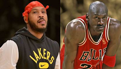 Carmelo Anthony agrees with Dwyane Wade that nobody can pass Michael Jordan: "He brought something different to the game of basketball"