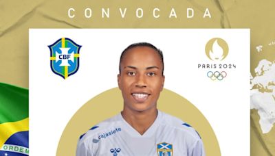 La jugadora del Costa Adeje Tenerife, Thais Ferreira, entre las representantes de la Liga F en Paris 2024