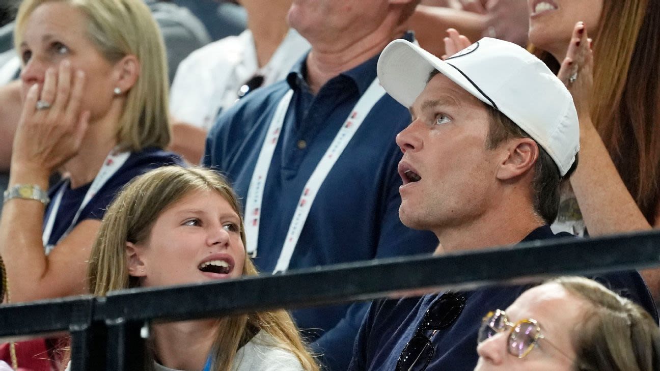 Brady attends Olympics to watch Biles' finale