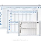 【全省配送｜含稅｜來電優惠】GB-07 60×90cm 行事曆白板/可客製化格線.文字印刷/偏遠地區運費需補貼