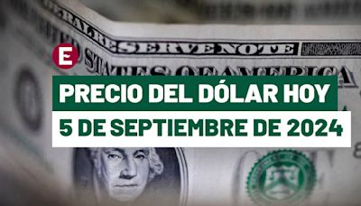 Peso desafía la barrera de los $20 por dólar hoy 5 de septiembre de 2024