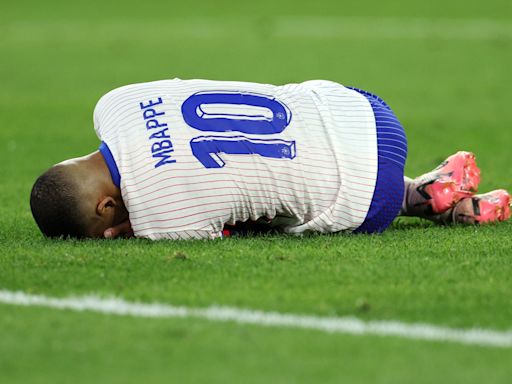 Images: Real Madrid’s Kylian Mbappé suffers nasty broken nose at Euro 2024