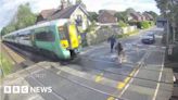 Level crossing near misses and risk-taking caught on camera