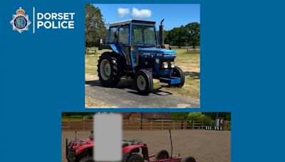 Tractor and quad bike stolen in Purbeck