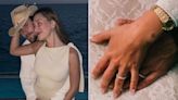 Justin and Hailey Bieber Wore Diamond Tiffany Wedding Bands When Announcing Pregnancy