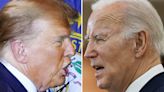 Biden overtakes Trump in polling average for first time this year