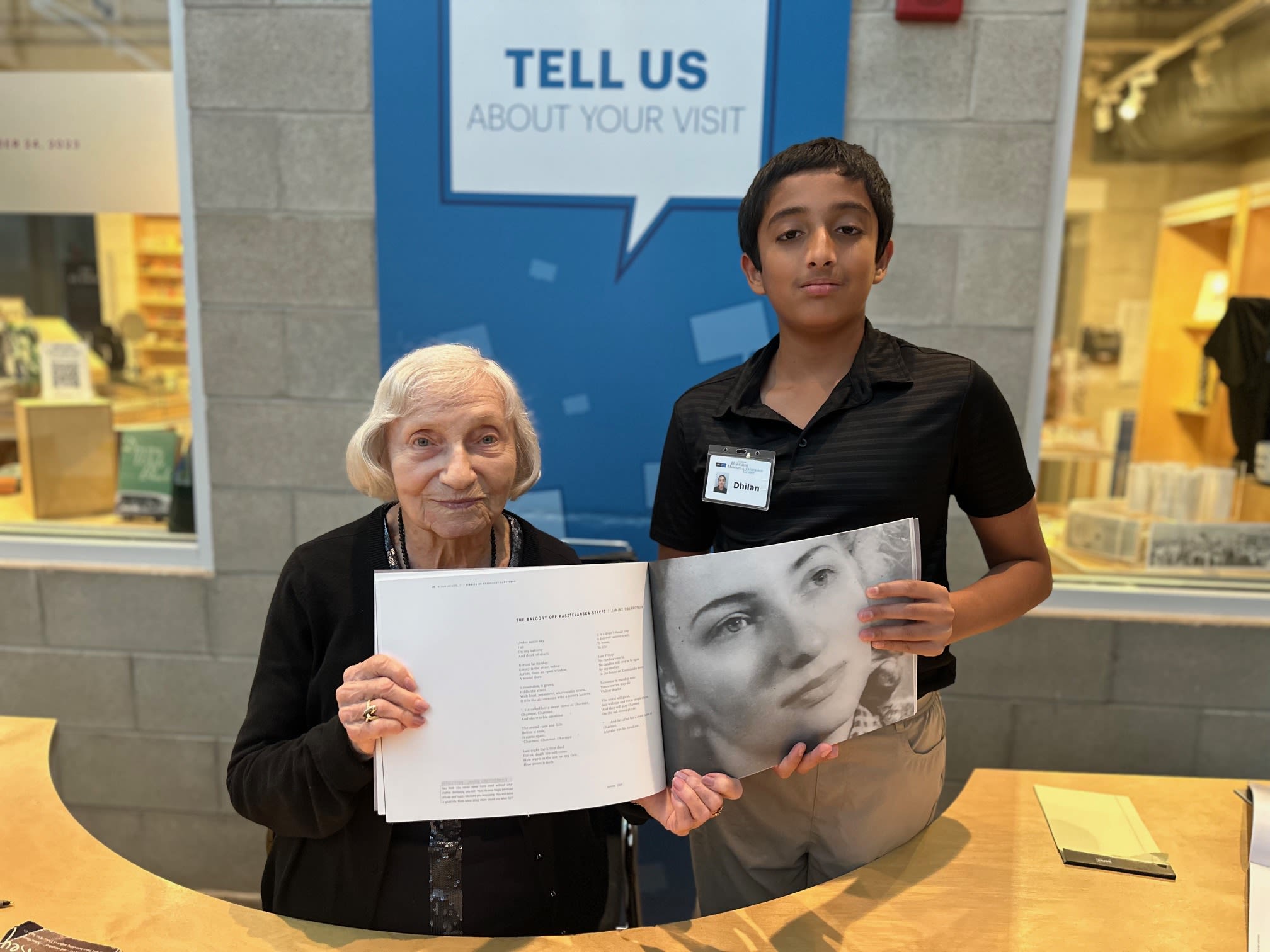 Teen and Holocaust survivor who met volunteering become ‘dynamic duo’