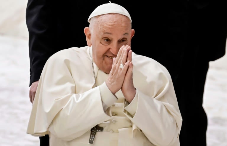 Pope holds mass in Venice's St Mark's, first trip in months