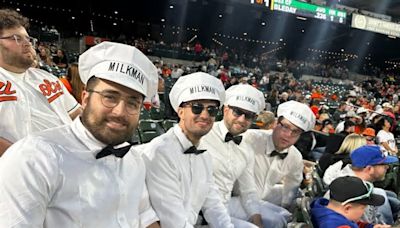 The Milkmen, in support of Orioles rookie Colton Cowser, steal the show at Camden Yards