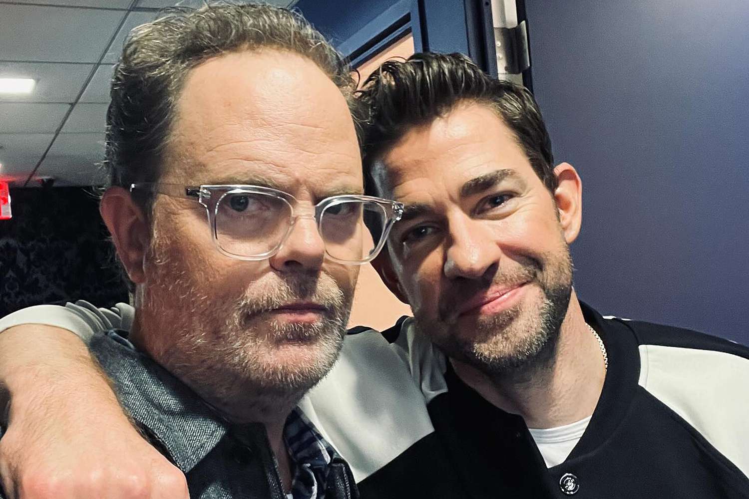 Rainn Wilson reunites with ‘big-hearted brother’ and ‘The Office’ costar John Krasinski