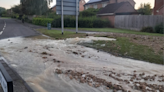 Road near school closed amid burst water main