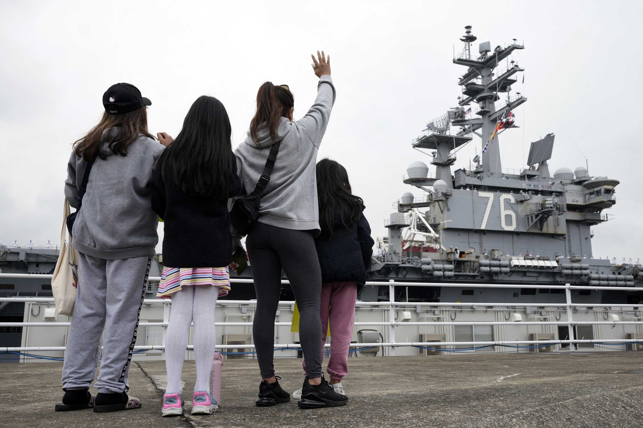 USS Ronald Reagan leaves its Japan home port after nearly 9 years