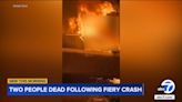 2 dead following fiery single-car crash in Wilmington
