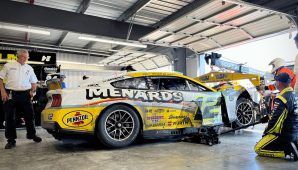 Ryan Blaney out early at Talladega following crash to end Stage 2