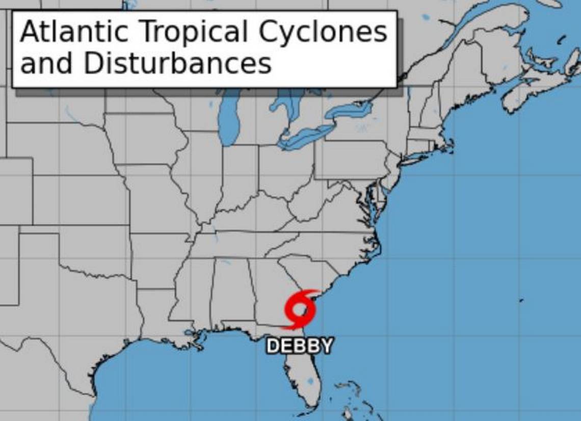 Tropical Storm Debby creeps toward SC as rains have started dousing the Midlands