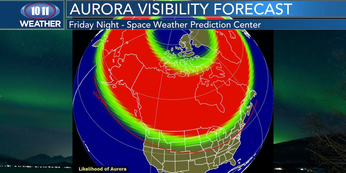 Strong geomagnetic storm means Northern Lights could be visible across Nebraska Friday night