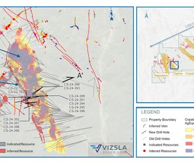 VIZSLA SILVER REPORTS ADDITIONAL HIGH-GRADE SILVER AND GOLD THROUGH ONGOING INFILL DRILLING AND EXPANDS NEAR SURFACE...