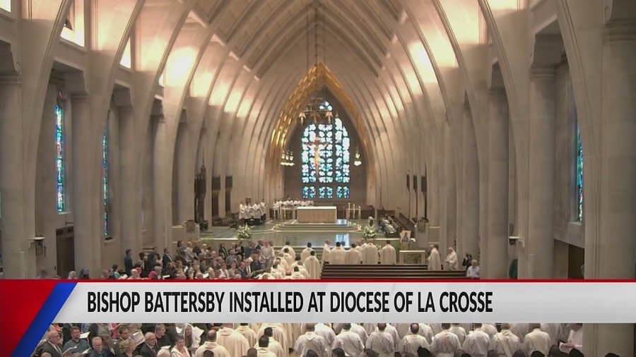 The Catholic Diocese of La Crosse installs its 11th Bishop, Gerard Battersby