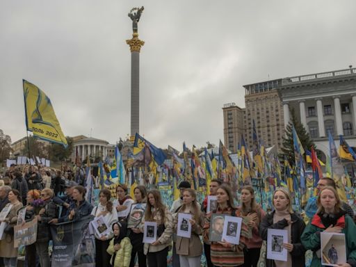 Russian strike kills six as Ukraine marks defenders day