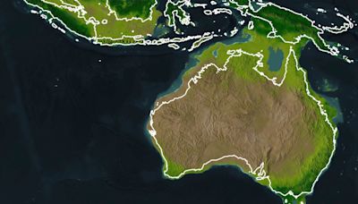 75,000 years of Australian geography mapped to show arrival path of first people