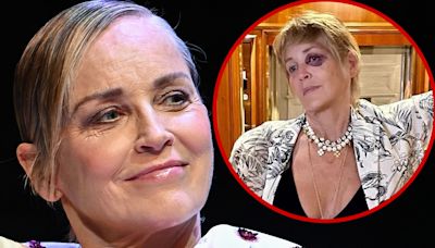 Sharon Stone Shows Off Black Eye During Turkey Vacation