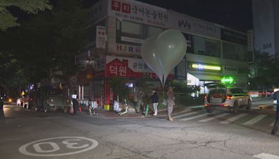 北韓被指再向南韓散發600多個裝著垃圾的氣球