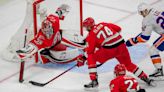 How the Hurricanes, goalie Antti Raanta kept their focus amid frenzied Game 1 finish