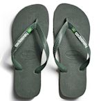 HAVAIANAS 哈瓦仕 人字拖 BRASIL LOGO 巴西 軍綠 男 (布魯克林) 41108504896U