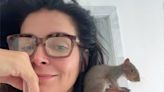 Angie Harmon Admits on Social Media She Is 'Totally Nuts' for Young Squirrel Under Her Care