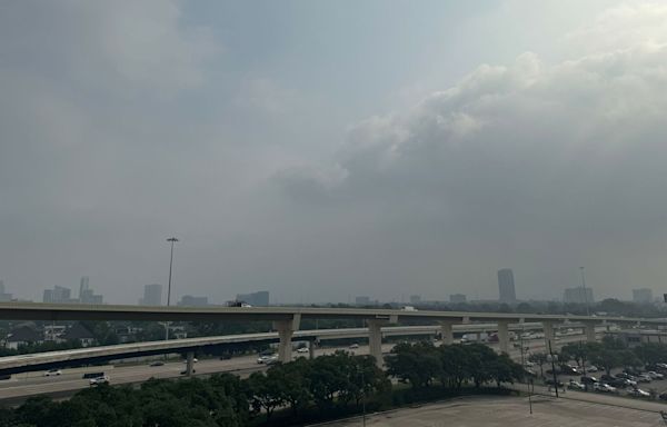 Why a thick haze is covering Houston right now