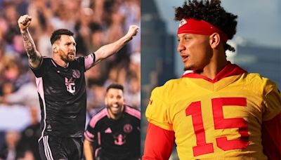 El saludo de Lionel Messi a Patrick Mahomes en inglés que enloqueció a los fanáticos del fútbol