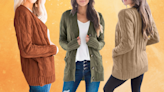 'Long enough to cover my behind': This cozy cardigan is on double discounts — starting at $26