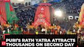 Jagannath Puri Rath Yatra 2024: Odisha sees large devotee turnout on day 2