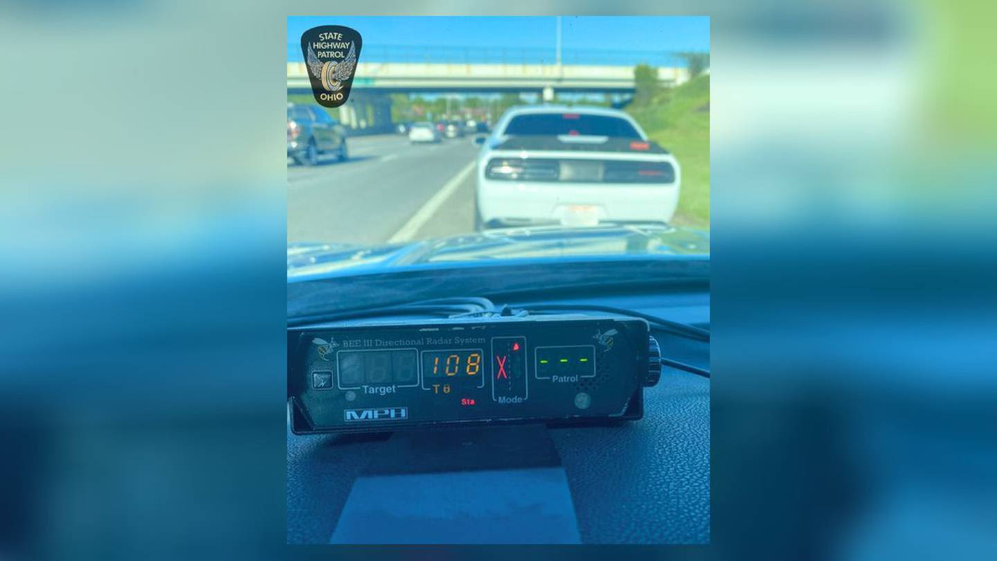 State troopers catch driver going over 100 mph in Ohio