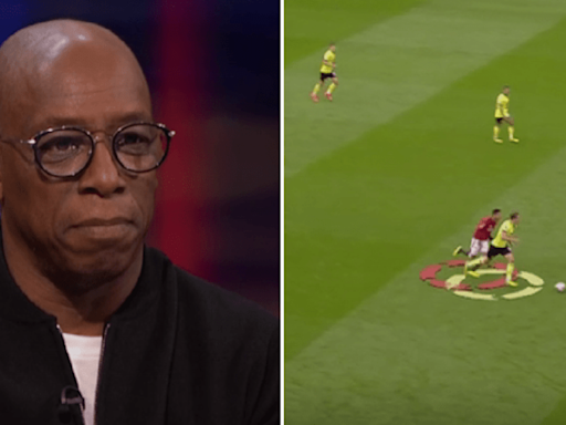 Ian Wright criticises Man Utd star for letting Sander Berge 'walk past him'