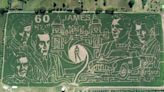 James Bond immortalised in world's largest corn maze for 60th anniversary