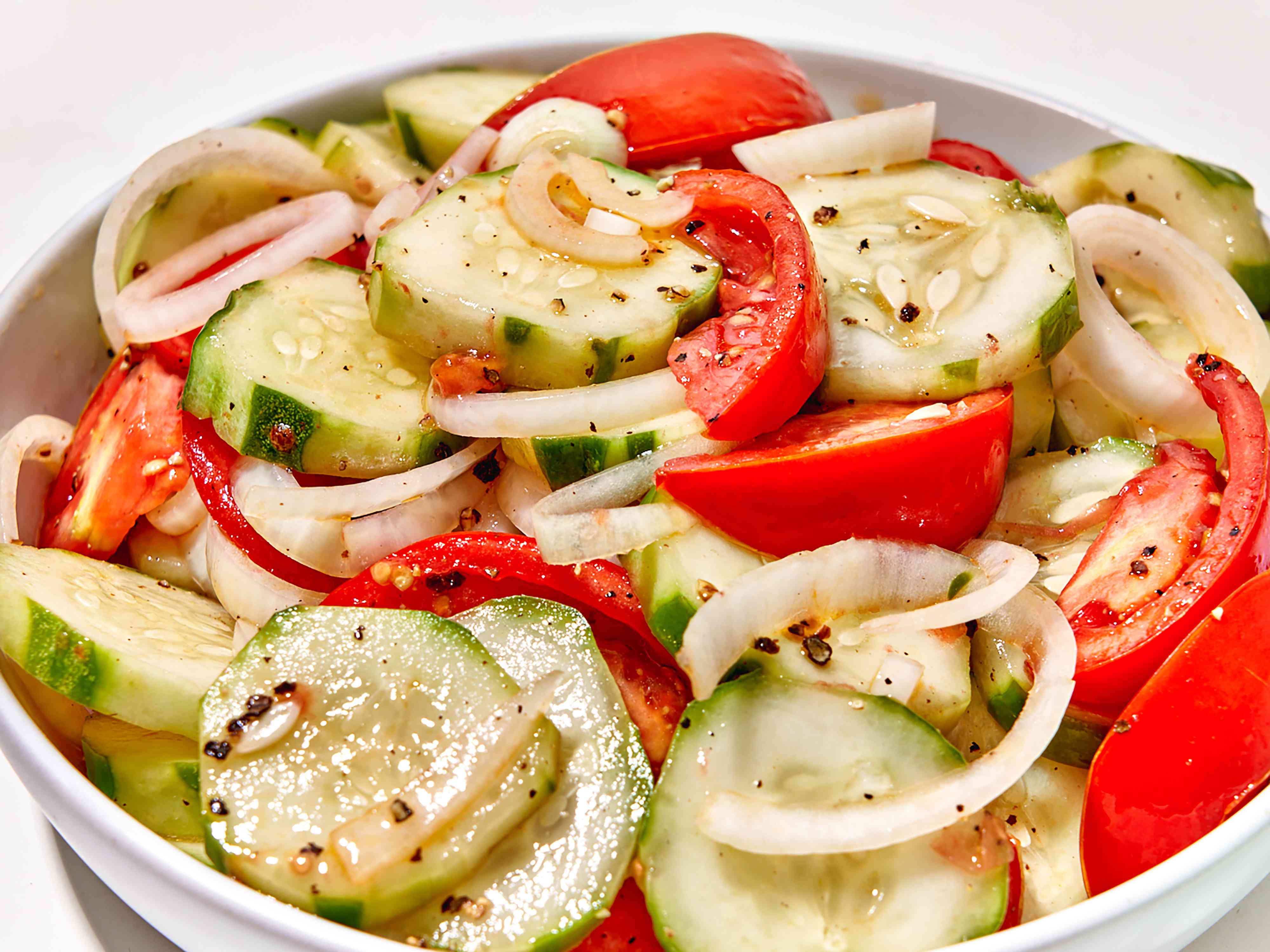 This Mom-Approved Cucumber Tomato Salad Is The Perfect Recipe For August