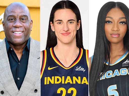 Magic Johnson Says Caitlin Clark and Angel Reese 'Remind Me a Lot' of His Rivalry with Larry Bird