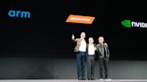 Computex 2024：聯發科 CEO 蔡力行攜手 Nvidia CEO 黃仁勳、Arm CEO Rene Haas，表示從雲端到邊緣 AI 運算，絕不缺席