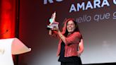 La escritora viguesa Amara Castro Cid recibe en Madrid el Premio Letrame 2024