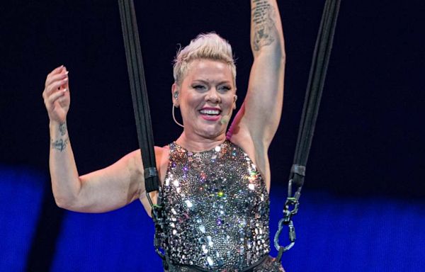 Fans Declare Pink a 'True Rockstar' for Powering Through Onstage Injury: ‘Don’t Need Knees to Fly’