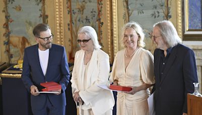 ABBA get a prestigious Swedish knighthood for their pop career that started at Eurovision