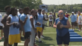 Adults with disabilities play football with LIU team: ‘It means everything’