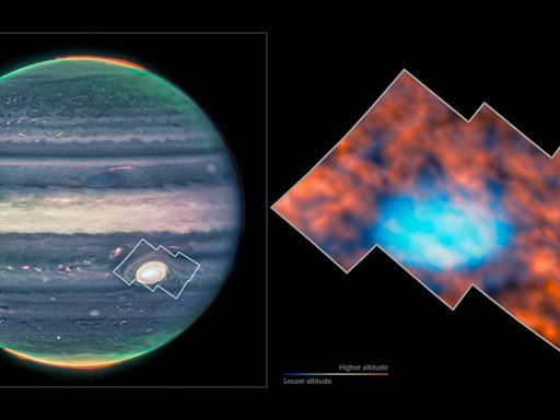 James Webb Observes Mysterious Structures Above Jupiter's Great Red Spot