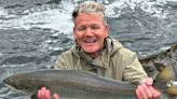 Gordon Ramsay shows of impressive fishing skills during Iceland trip