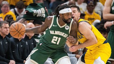 Bucks' Patrick Beverley throws ball at Pacers fans, later removes reporter from interview